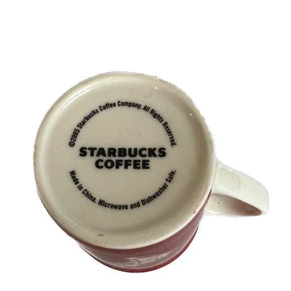 Starbucks Mug Coffee Holiday Christmas 2005 It Only Happens Once 12 oz 4 3/4" - Picture 7 of 7